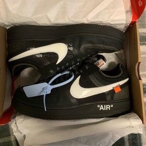 Off white Air Force 1s
